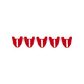 MakeItForge 5-pack of red no-mar nailer tips for Milwaukee 18 gauge narrow crown stapler, replaces 42-38-0033